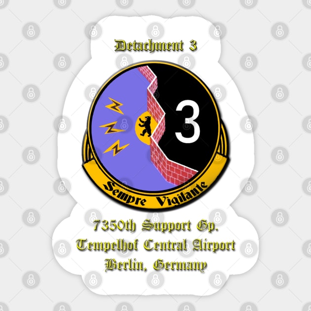 Detachment 3 Tempelhof Sticker by VoodooNite